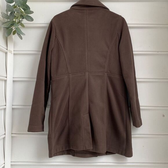 ‎Athleta Switchback Fleece Peacoat Brown Medium - Picture 9 of 15